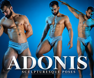 ADONIS – Sculpturesque Poses | 960+ Male Anatomy Reference Photos