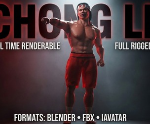 Chong Li Rigged Real Time Renderable