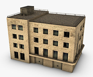 Low poly building