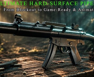 Tactical MP5-SD Submachine Gun – AAA Game Ready Asset / 3DModel + Full Tutorial