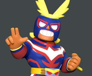All Might El Primo - Brawl Stars