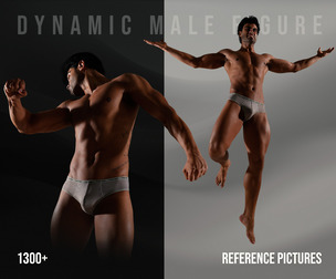 1300+ Dynamic Male Figure - Action & Jumping Poses
