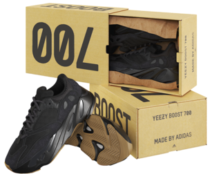 Adidas Yeezy Boost 700 UTILITY BLACK  3D Model