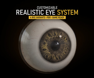 Customizable Realistic Eye System