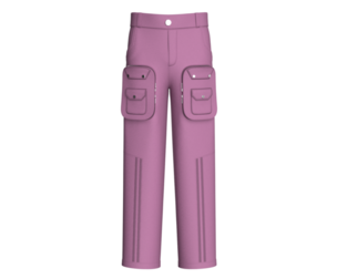 Men Cargo Pocket Pant With Striped | Marvelous / Clo3d / obj / fbx