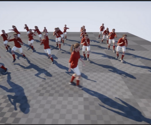 Animated Female Athletic Character Rigged with Facial Controls Motion Pack  UE5  Blender  FBX