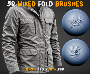 50 Mixed Fold Brushes - Vol 39