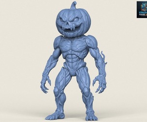 Pumpkin Monster Character