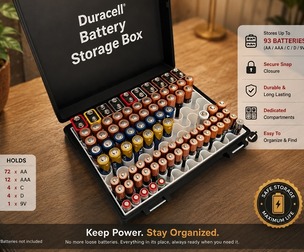 Battery Storage Box – 3D Printable Organizer