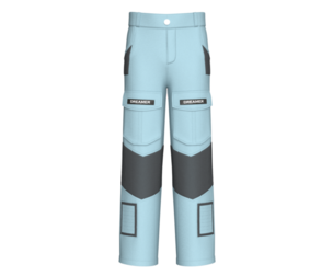 Men Flap Pockets Cargo Pant With Mesh | Marvelous / Clo3d / obj / fbx