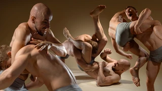 Stuntmen- Reference Pack For Artists 933 JPEGs cover