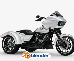 Harley Davidson Road Glide Trike Motorcycle Bike