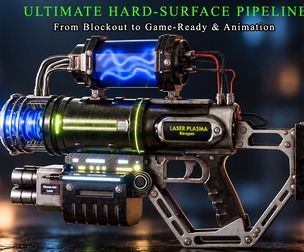 Plasma Reaper – AAA Game Ready Asset / 3DModel + Full Tutorial