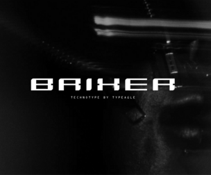 Brixer - Futuristic Display Font