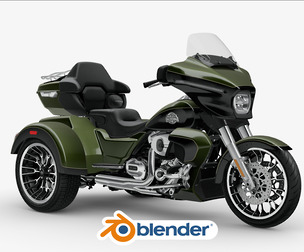 Harley Davidson Street Glide Limited 3 Trike Motorcycle Bike