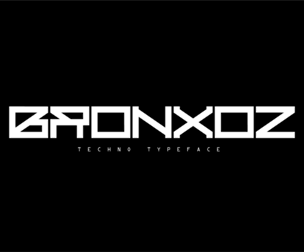 Bronxoz - Futuristic Display Font