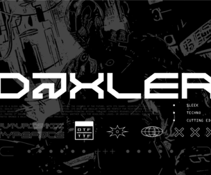 Daxler - Futuristic Display Font