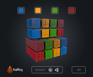 Container V3 - Industrial Storage – Game Ready