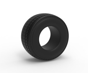 Tire of BriSCA Micro Formula 2 Stock Car Scale 1:16