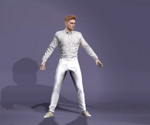 Rigged Modern Western Male Character  Body  Facial Rigged  FBX  Blender