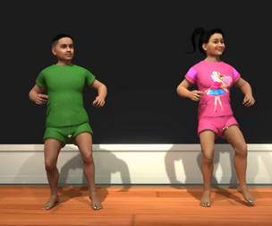 Indian Kids Pack  Indian Boy and Girl 3D Characters Fully Rigged