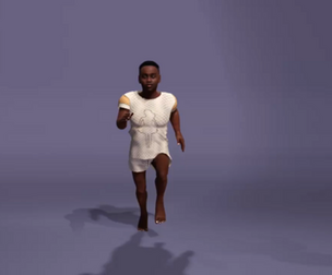 Cute Black Little Boy 3D Model Fully Rigged  Facial Blendshapes