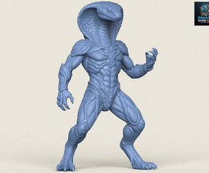 Monster Cobra Snake Character