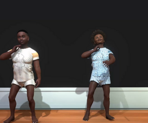 Black Children Character Pack  Boy  Girl  Fully Rigged  FBX  Blender