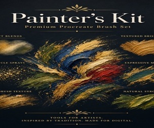 Painter’s Kit — Premium Procreate Brush Set
