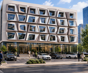 Futuristic office building