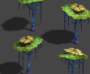 Water cloud Ze - plant - strange mushroom