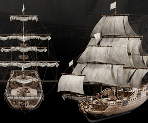 Flag Ship Medieval Style