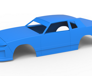 Shell of IMCA Stock car Scale 1:25