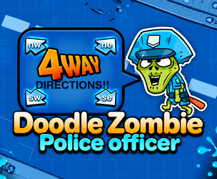 Doodle Police Zombie - Customizable Spine 2D