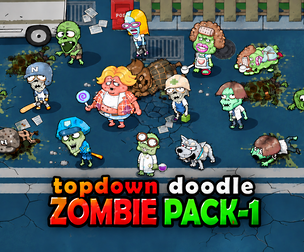 Doodle Zombie Pack 01 - Urban Infection