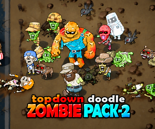 Doodle Zombie Pack 02 -Wasteland