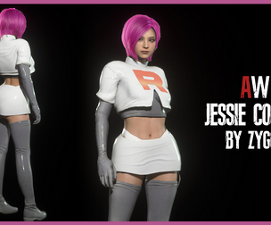 Resident Evil 4 Remake: AW Jessie Cosplay Mod
