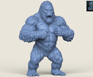 Wild Angry Gorilla