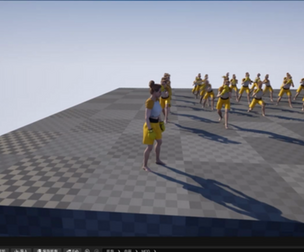 Female Boxer Character 3D Model  Fully Rigged UE Project Included