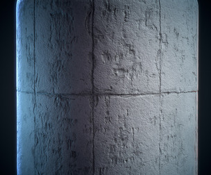 Concrete Wall (Eroded) - Game Ready - VOL 11 - Maps - SBsar