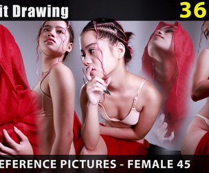 Portrait Drawing | Reference_Pictures_Female_45
