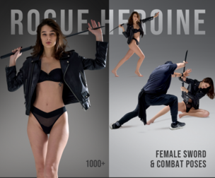 1000+ Rogue Heroine - Female Sword & Combat Poses