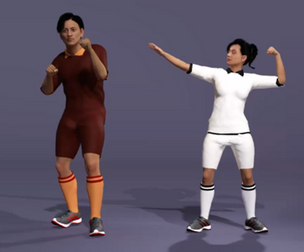 Male  Female Athlete Pair 3D Model Pack  Fully Rigged Bundle (FBX / Blender)