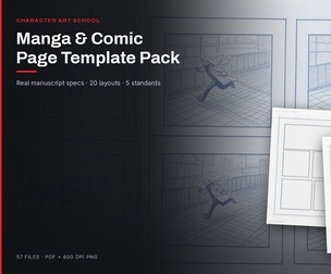 Manga & Comic Page Template Pack