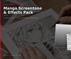 Manga Screentone & Effects Pack