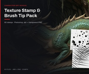 Texture Stamp & Brush Tip Pack