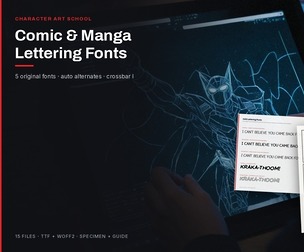 Comic & Manga Lettering Fonts