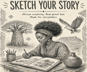Sketch & DFault – African Storytelling Pencil Brushes for Procreate