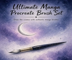 Ultimate Manga Procreate Brush Set