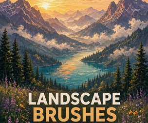 Landscape Brushes – Procreate Brush Set